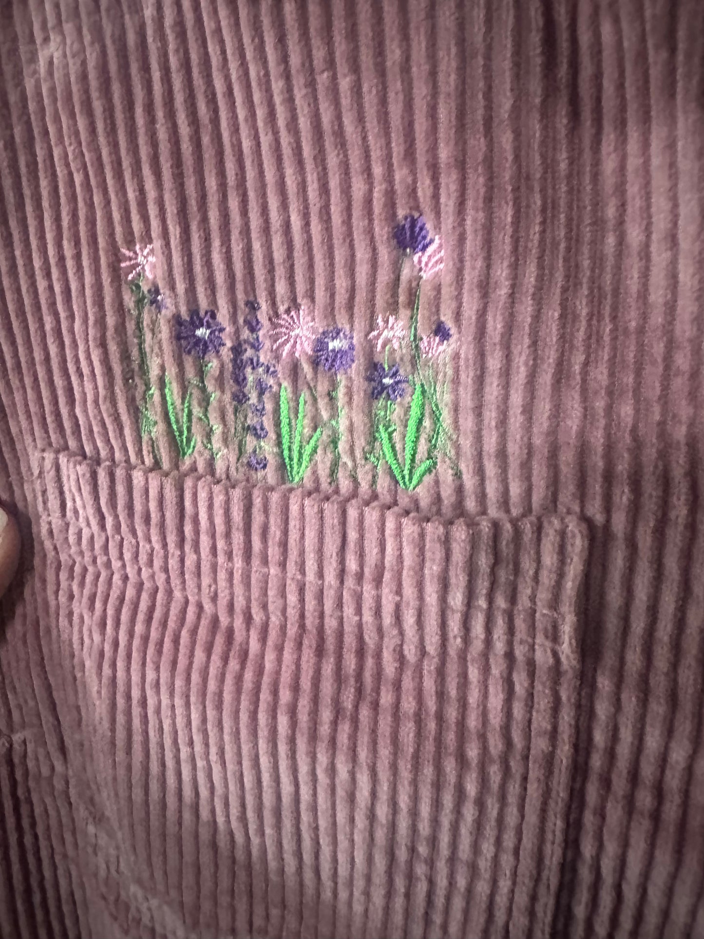 Simply Stitched Faith over Fear Corduroy Shacket. Size M