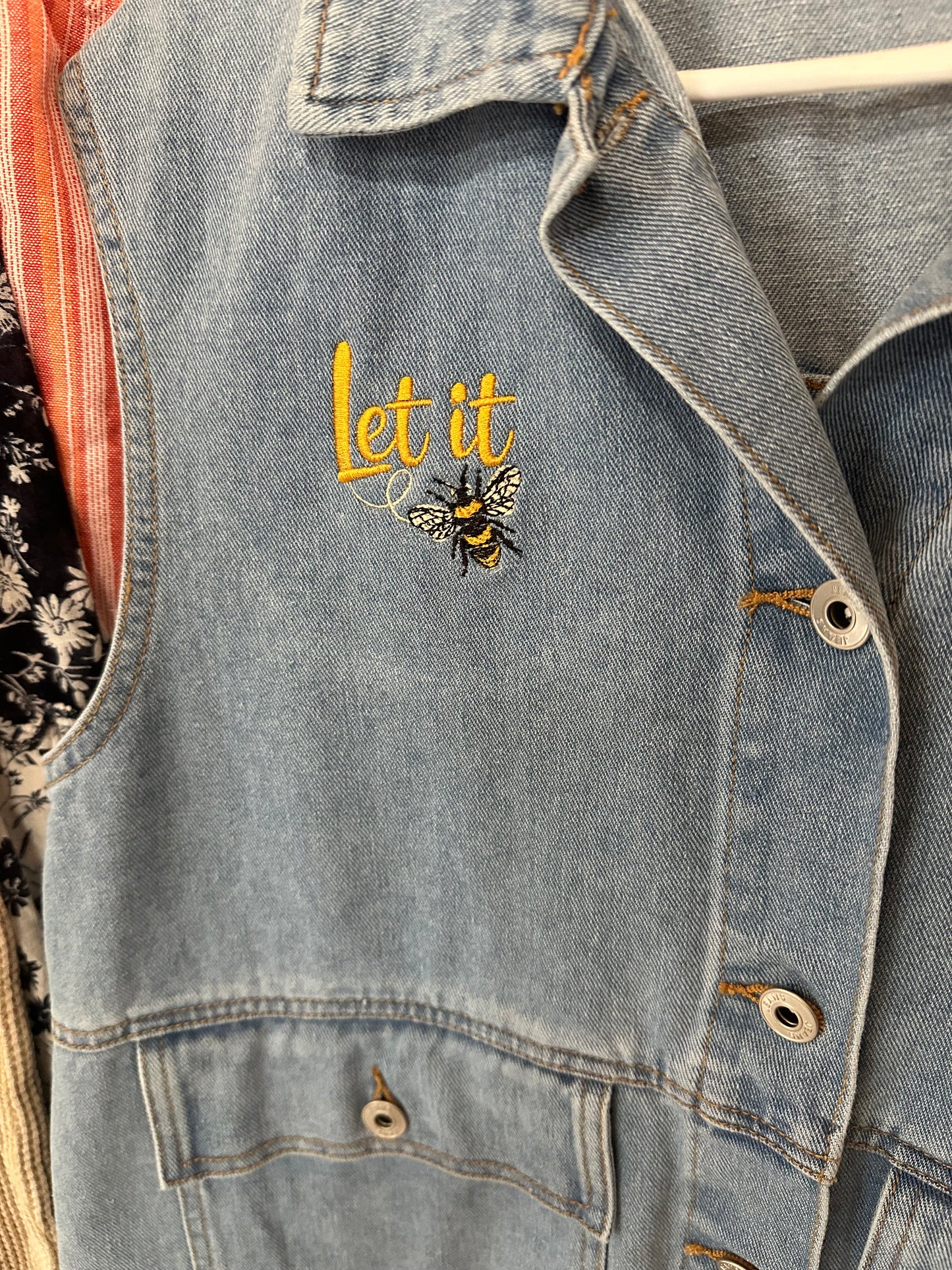 Custom Vest. let it BEE 🐝🐝
