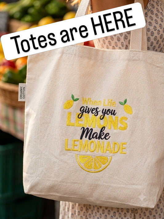 🍋Let’s make some Lemonade Tote.