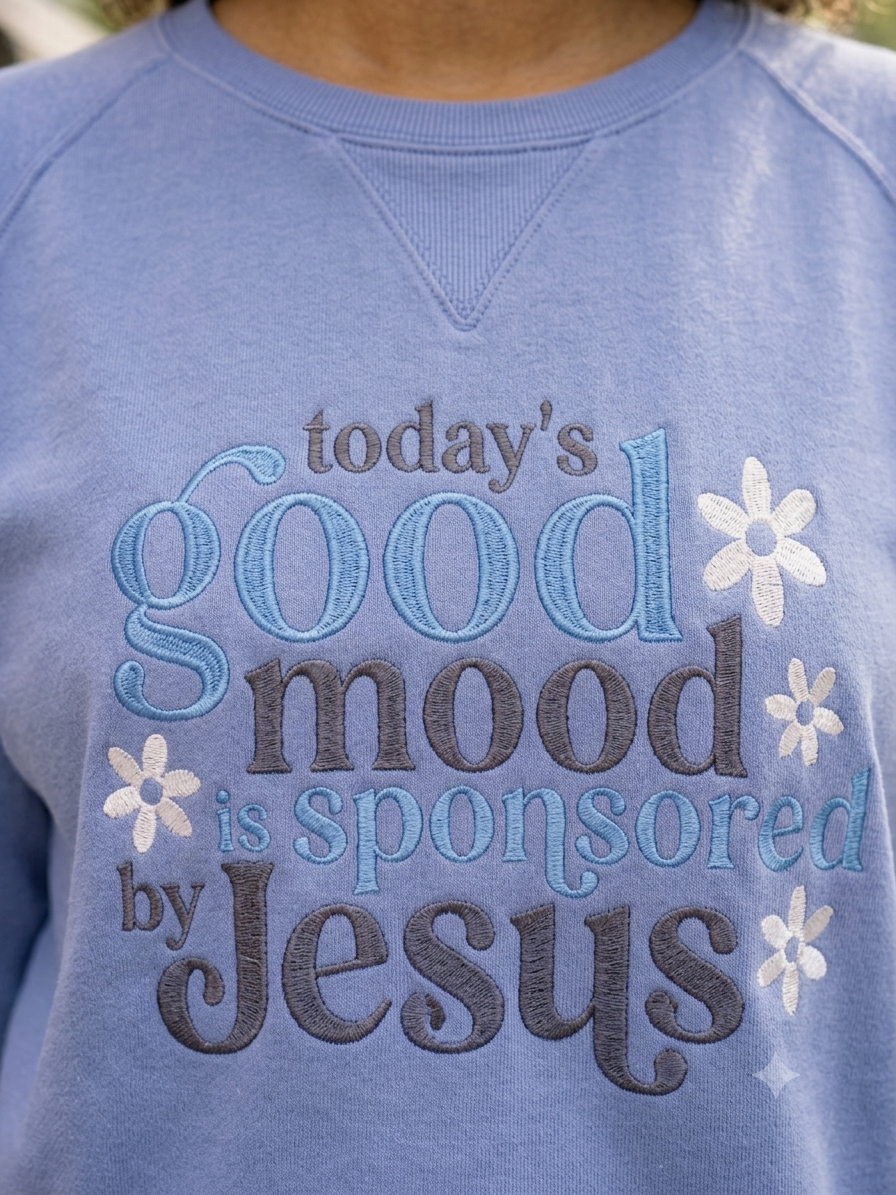 Simply Stitched Today’s Mood Crew. XL.