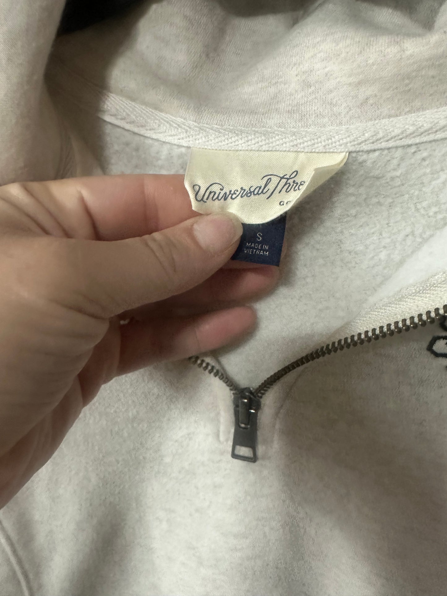 Simply Stitched “Spooky” quarter zip. Size S.